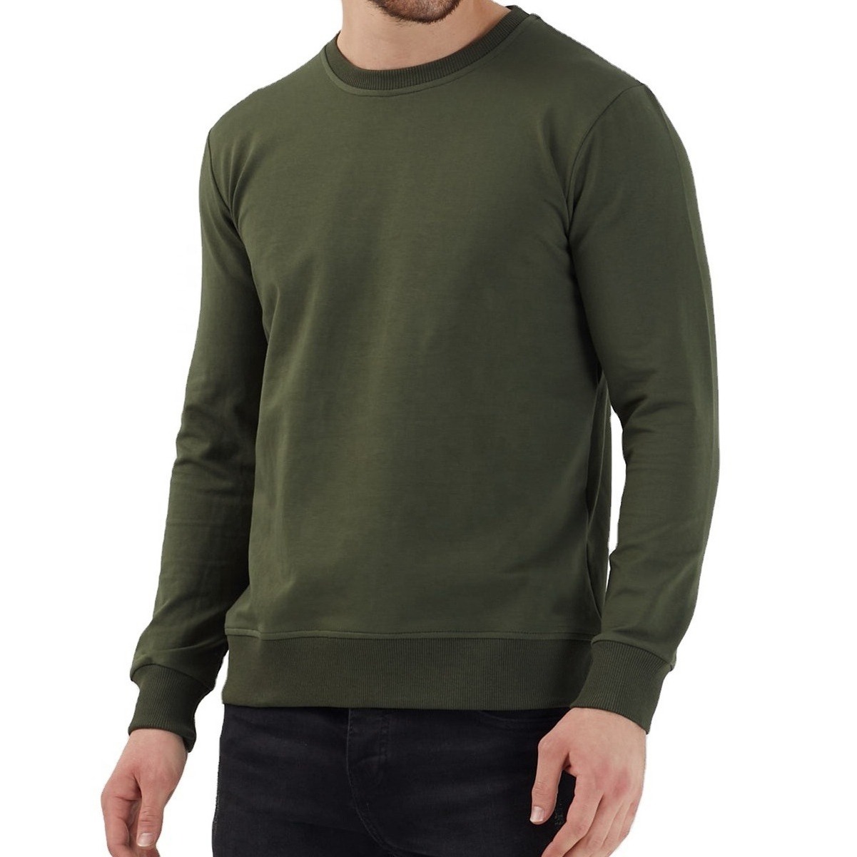 Wholesale Clothing Manufacturer Men Oversized Crewneck Sweatshirt OEM And ODM Best Quality Material