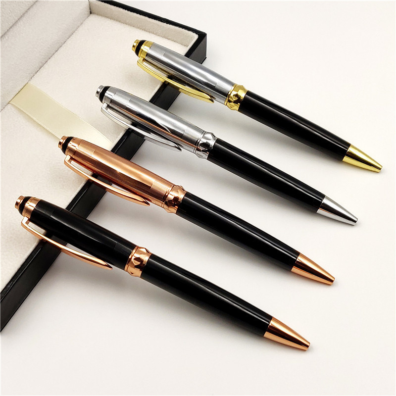 High quality metal detectable ballpoint pen metal roller pen with luxury gift pen set box