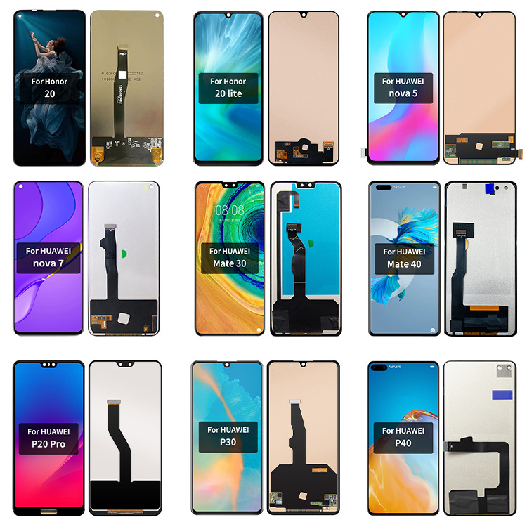 mobile phone screen for lcd screen huawei p30 pro lcd screen original with frame phone display for huawei p30 pro lcd