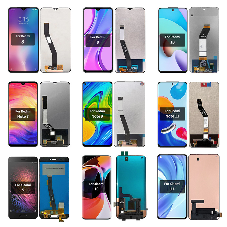 Factory all brand phone touch screen Lcd display pantalla wholesale Mobile phone Lcds for iphone samsung huawei tecno xiaomi LG