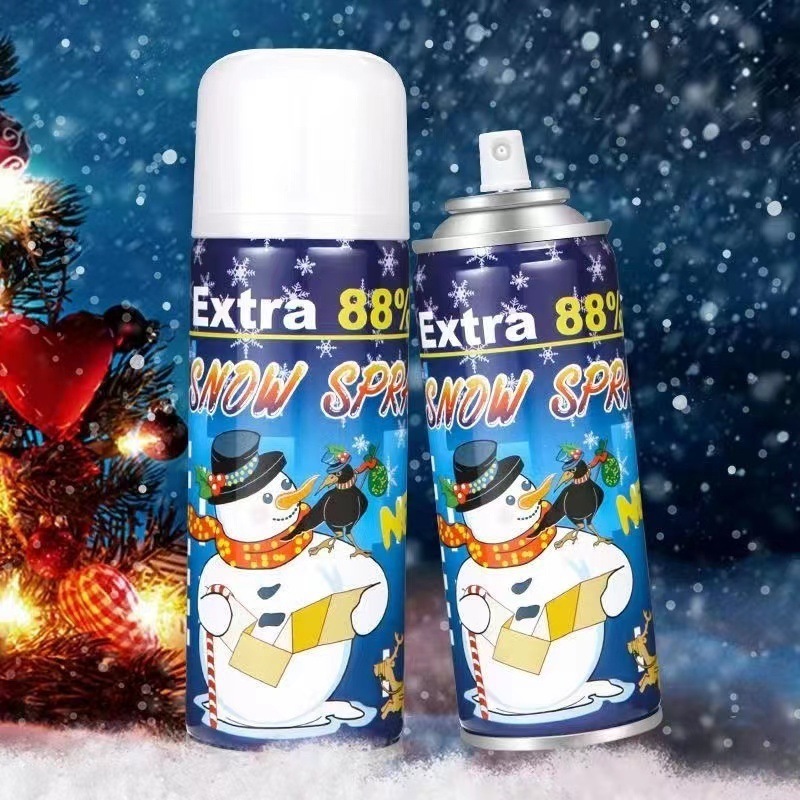 Factory Wholesale Price Artificial Christmas Birthday Party Use Foam White Snow Spray