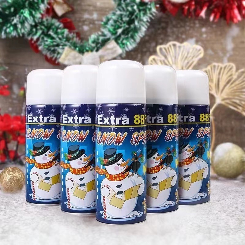 Factory Wholesale Price Artificial Christmas Birthday Party Use Foam White Snow Spray