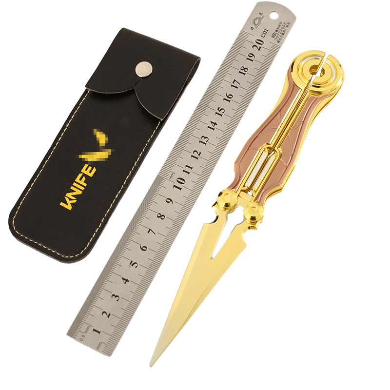 China toys wholesale security Valorant butterfly series metal knife swords toys for kids Pocket small knife toy model gift