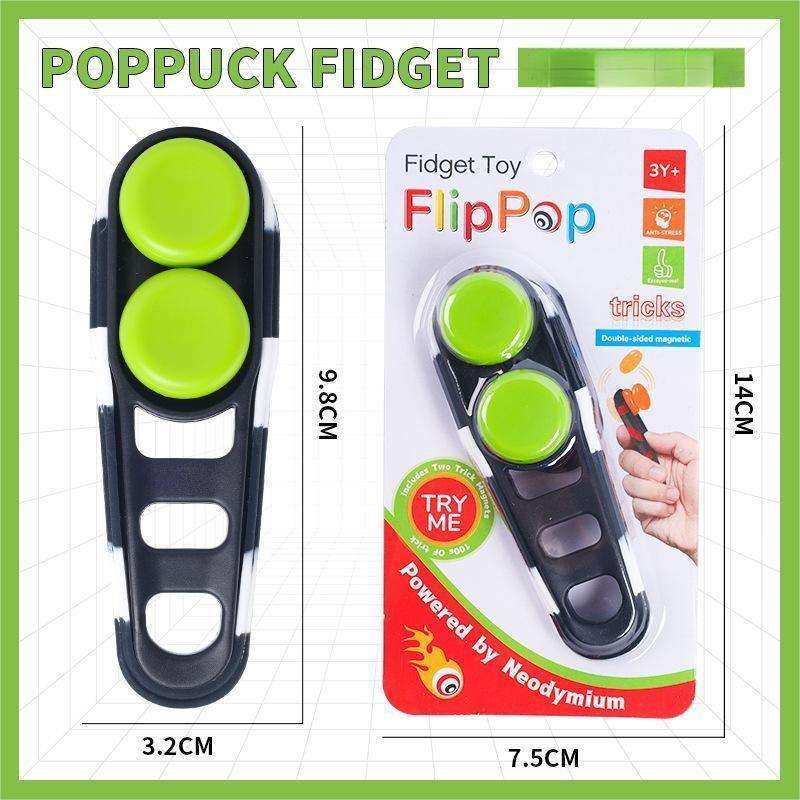 2024 newest flippop stress relief pop fidget trick magnet magnetic toys anti stress toy for adults boys and girls