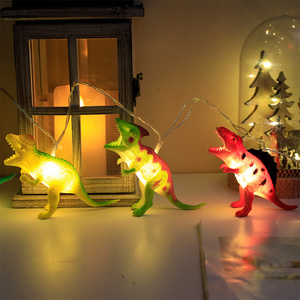 Children's Room Decoration Indoor Night Light Fairy Light Dinosaurs String Lights with Timer