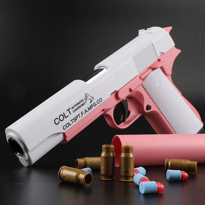 Factory Price Soft Bullet Toy Gun Soft Bullet Pistols with Shell Ejection Pistols Toys Foam Blaster for Kids