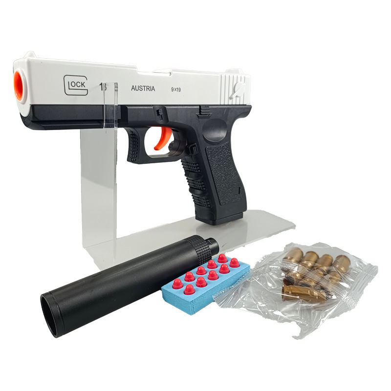 Factory Price Soft Bullet Toy Gun Soft Bullet Pistols with Shell Ejection Pistols Toys Foam Blaster for Kids