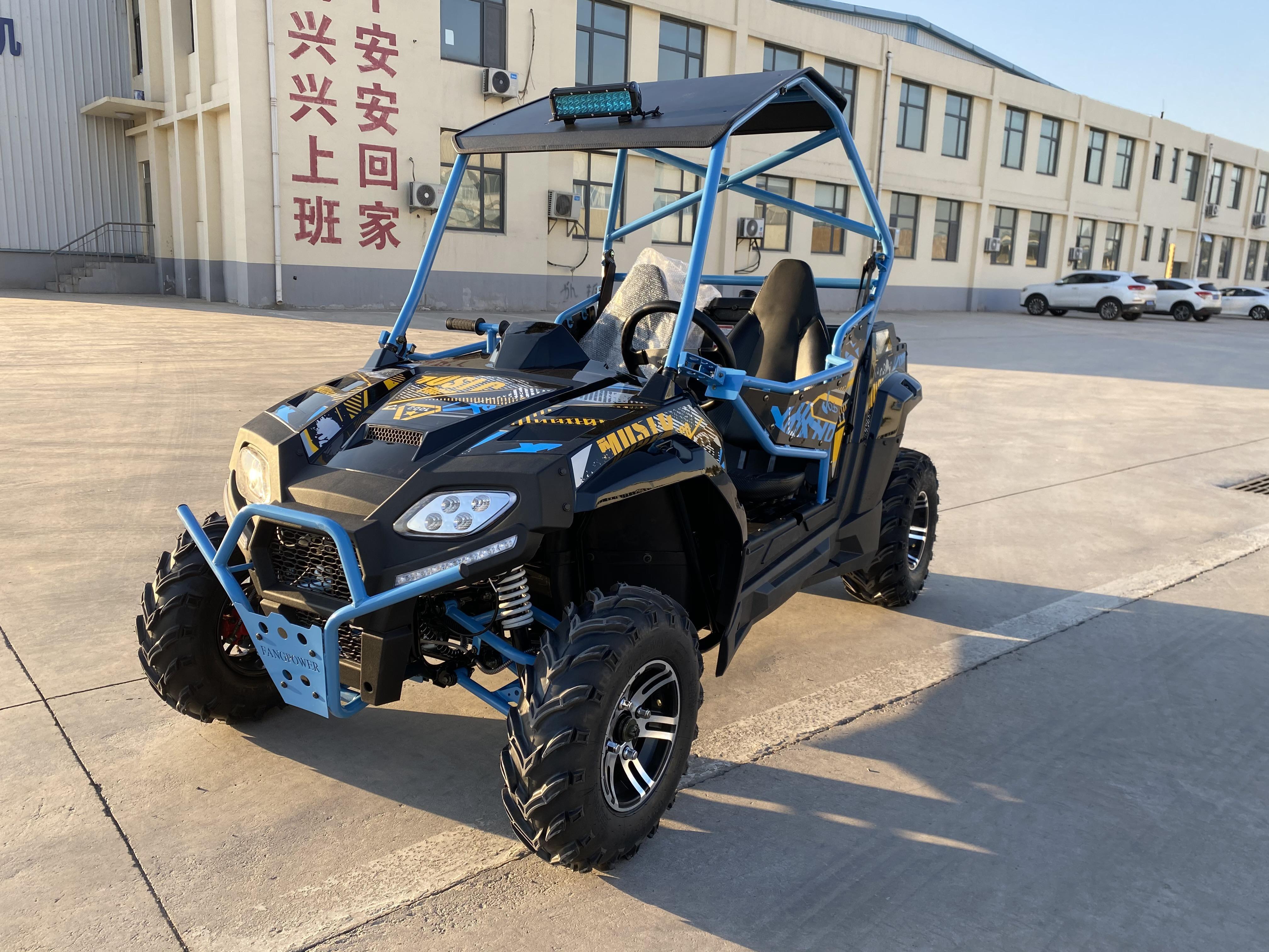 Cheap Price China Adult Off Road Side By Sides 4 Wheel 2 seat Buggy 4x2 200cc UTV