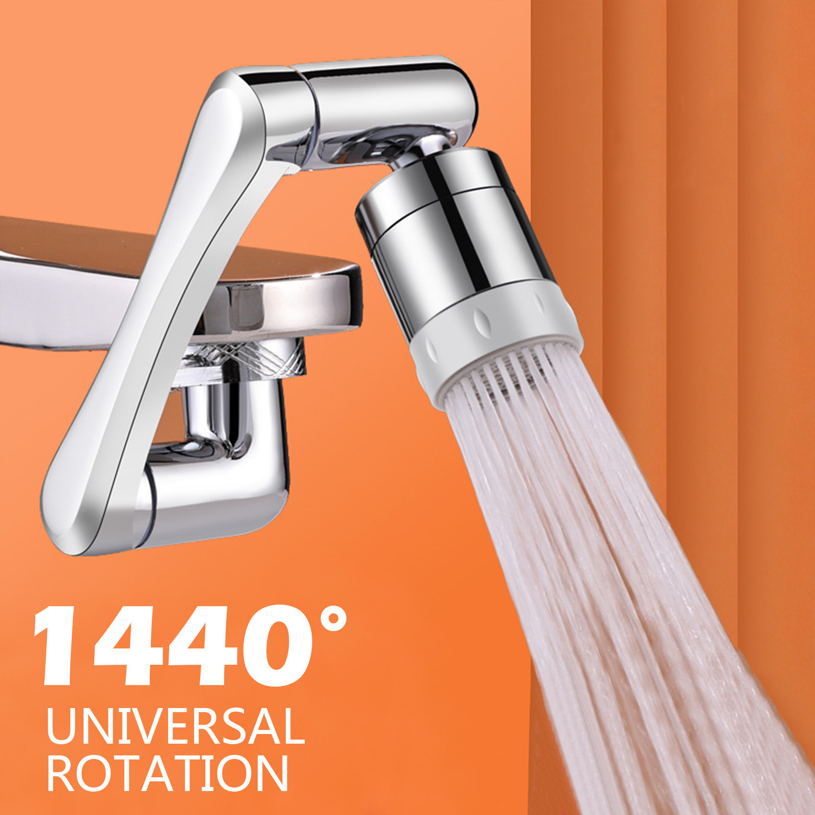 Universal 1440 Rotatable Faucet Aerator  Faucets Bubbler Nozzle Robotic Arm for Kitchen Bathroom kitchen