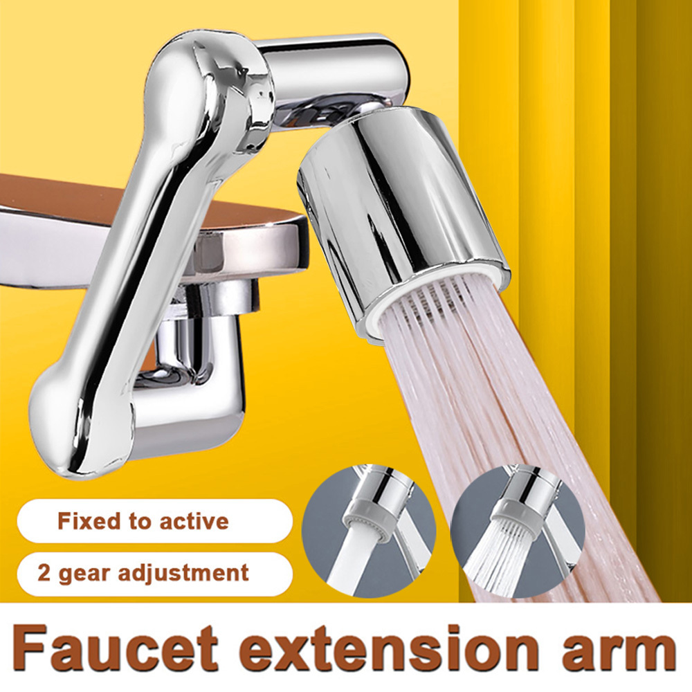 1080 Universal Rotation Faucet Extender Sprayer Head Kitchen Robot Arm Extension Faucets Mixer Aerator Bubbler Water Tap Nozzle