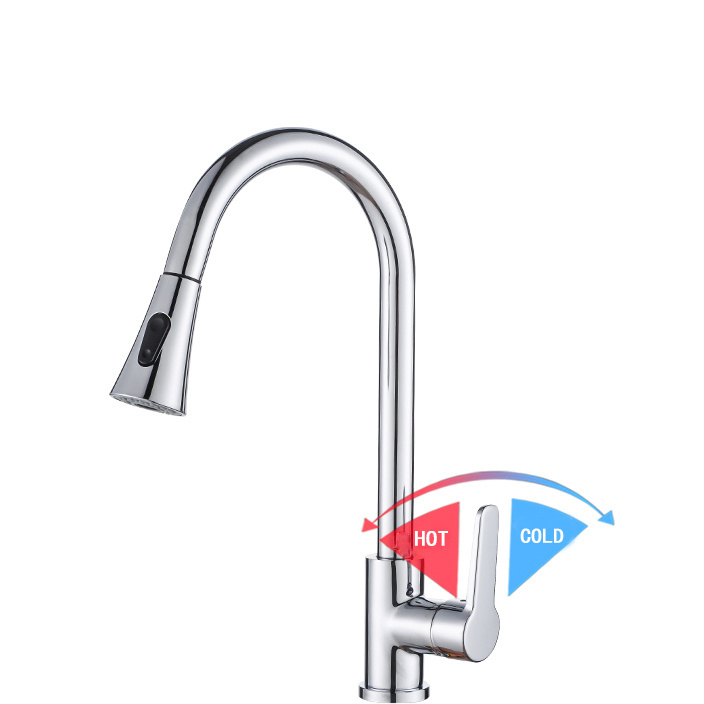 Polished Luxury Modern Taps Pull Down Desk Upc Sink Mixer Kitchen  Faucet