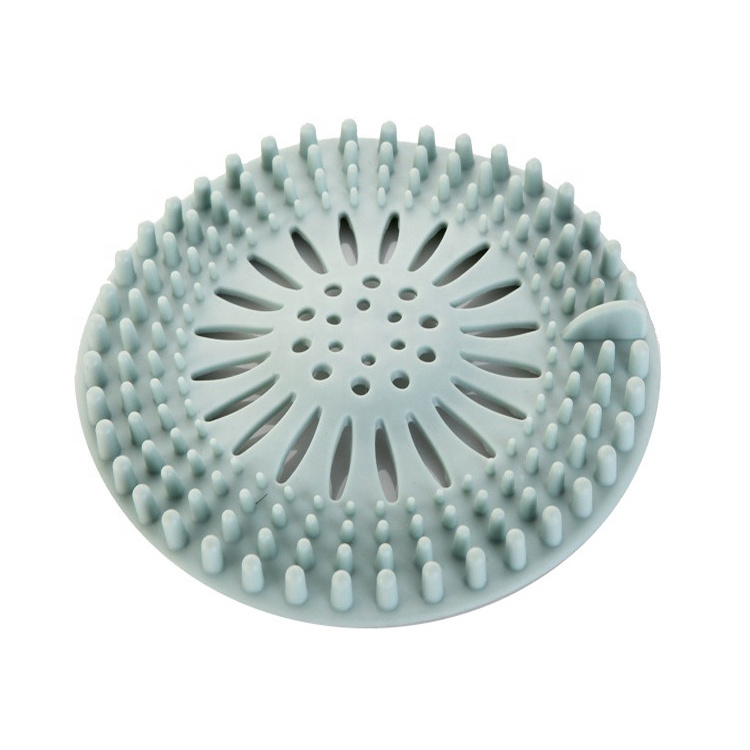 Practical Kitchen Bathroom Floor Shower Drain Cover Strainer Silicone Hair Stopper Sink Strainers for Hair Catcher OEM BSCI