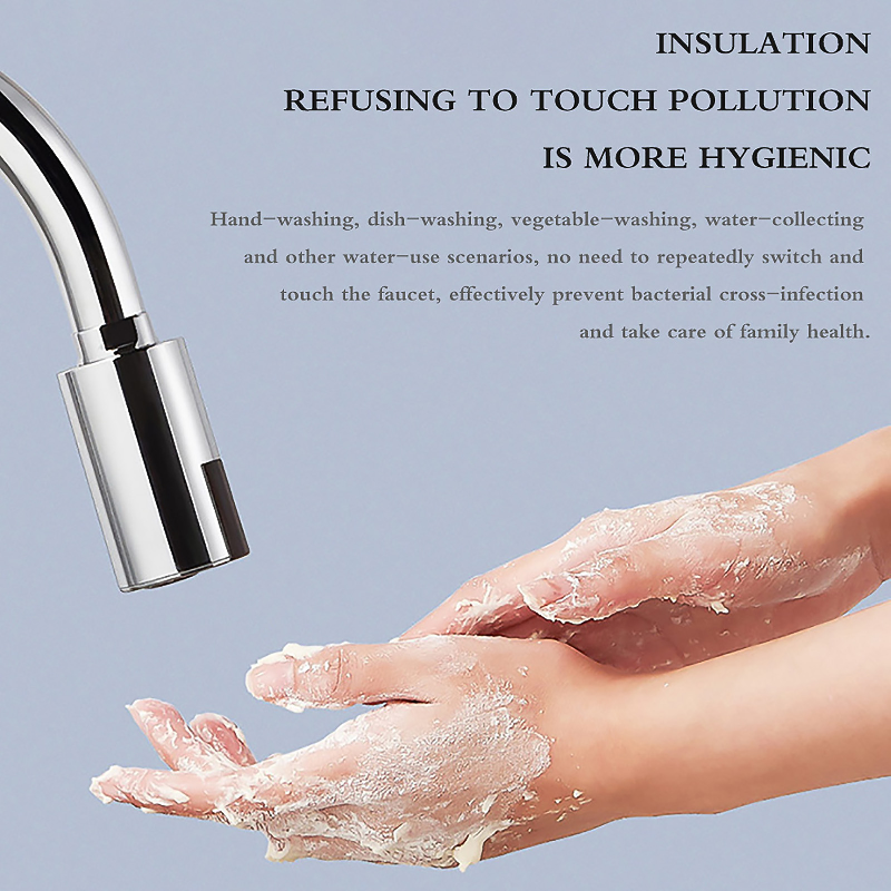 Touch Intelligent Sensor Non-Contact Faucet  Adapter Faucet Nozzle Kitchen Faucet