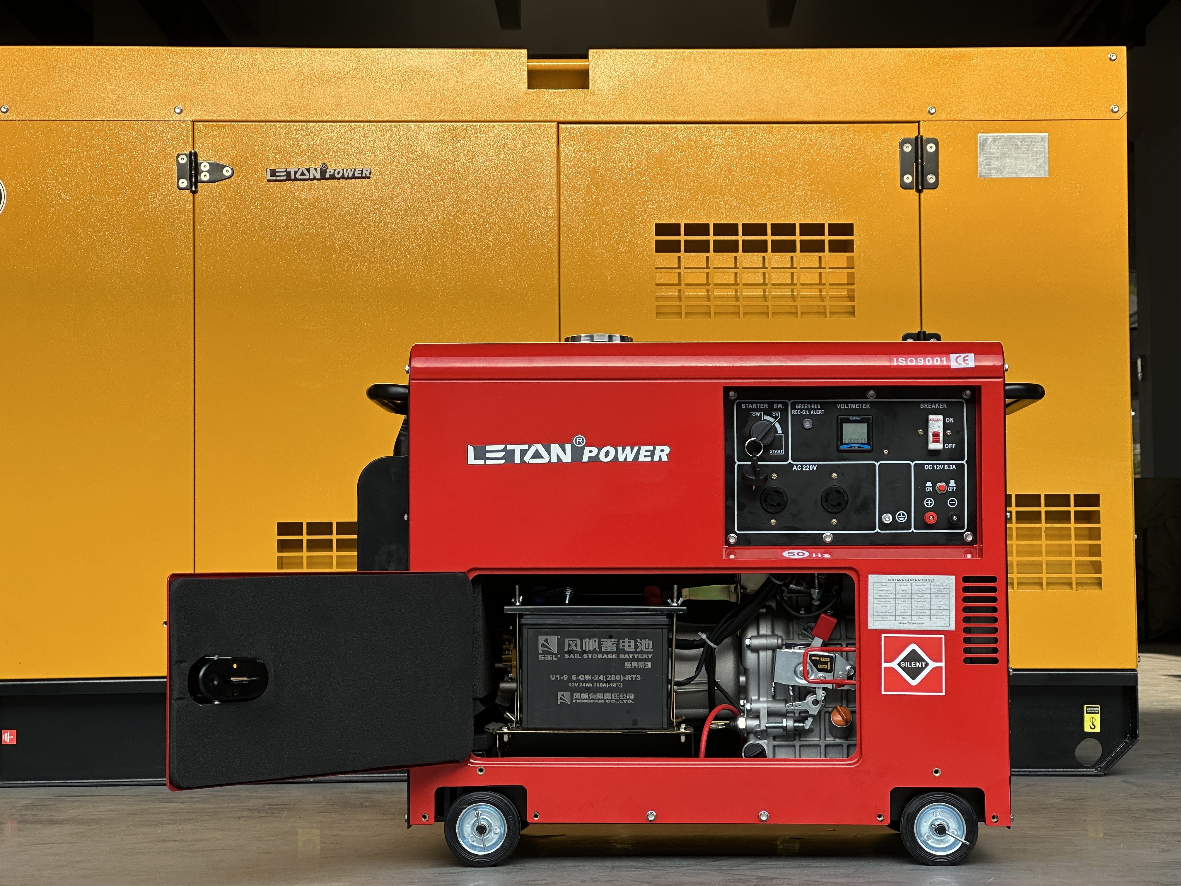 LETON POWER Kipor 5kw silent diesel generator home use 5kva 7kva 10kva 10 kva electric generation small diesel generator 10kva