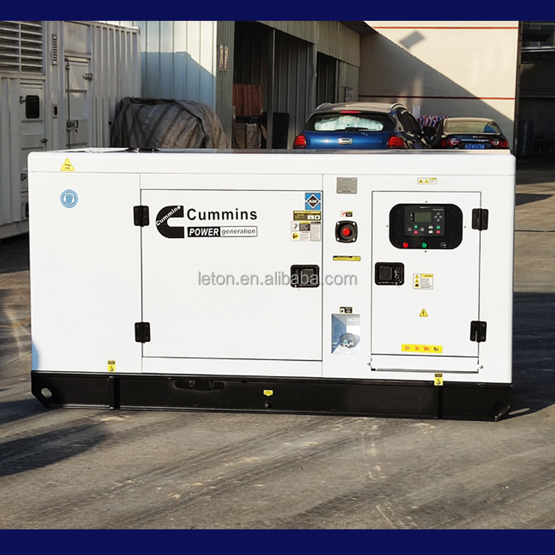 LETON power Cummins 20kw 30kw 40kw diesel generator cummins 25kva 30kva 40kva 380v diesel silent generator