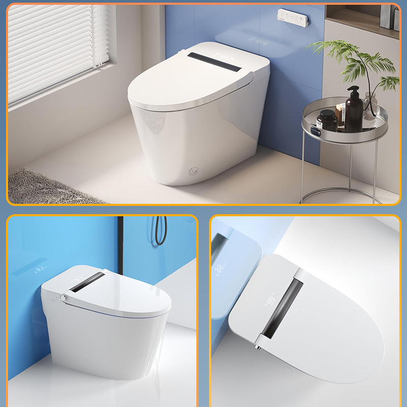 Wc Simples Electric Automatic Japanese Intelligent Smart Bidet Toilet Self Cleaning Sanitary Ware Wash Dry Commode Smart Toilet