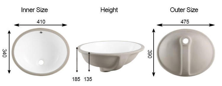 Luxury Sanitary Ware Round Circular Shape Wash Face Basin Decoration Bathroom China Vessel Sink Round Basin