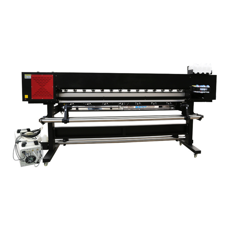 1.6m 1.9m DX5 DX7 XP600 UV Led Single Head Roll Printing Machine For UV Inkjet Printer Flexo Small UV Roll To Roll Printer