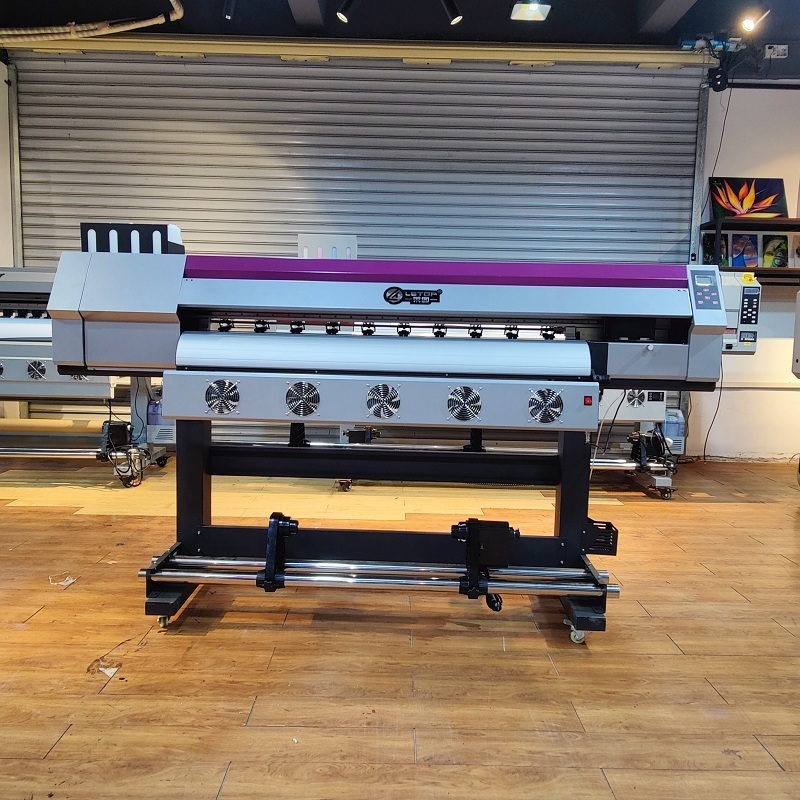 High-accuracy 1600MM 1900MM One Head Roll Printing Plotter Multi Color Inkjet Printers Large Format Car Vinyl Wrap Machine