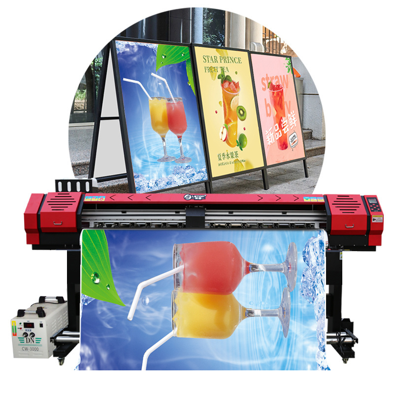 1.6m 1.9m DX5 DX7 XP600 UV Led Single Head Roll Printing Machine For UV Inkjet Printer Flexo Small UV Roll To Roll Printer