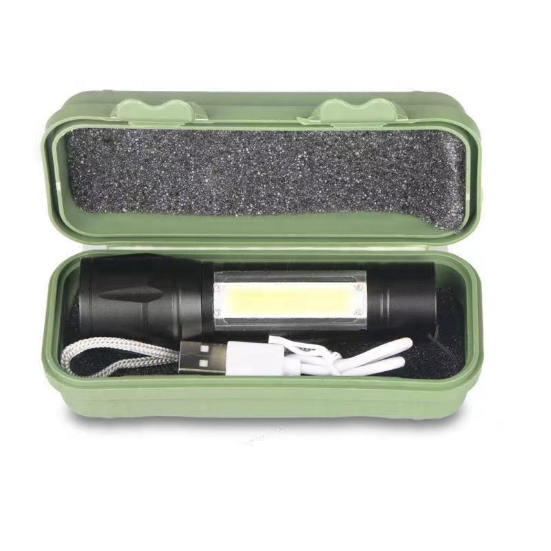 Wholesale High Power Camp Waterproof Mini Flash Light Set Powerful USB Rechargeable Tactical Torches Flashlights Led Flashlight