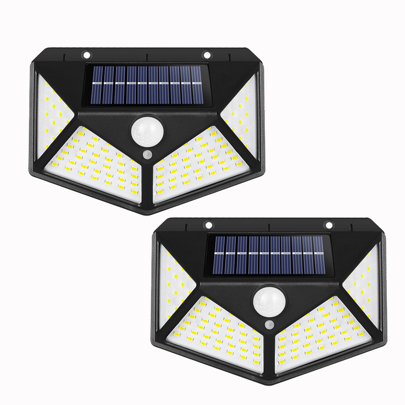 Outdoor Waterproof LED Solar Wall Light Motion Sensor Night Solar Light for Garden exterior wall solar light