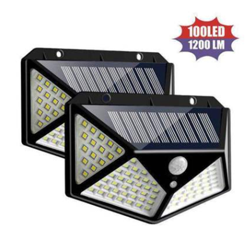 Outdoor Waterproof IP66 Solar Security Sensor LED Light led solar wall light led security light with motion sensor