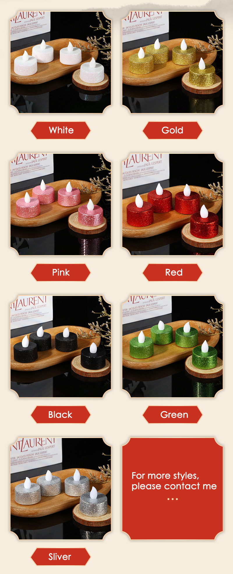 Led Candles Lights Outdoor LED Tea Lights With Romantic Solar Candle Light For Home Wedding Party