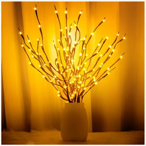 Twig Light Led Battery Artificial Willow Tree Light Branch Theme Party Wedding Christmas Decorative Twig Lights