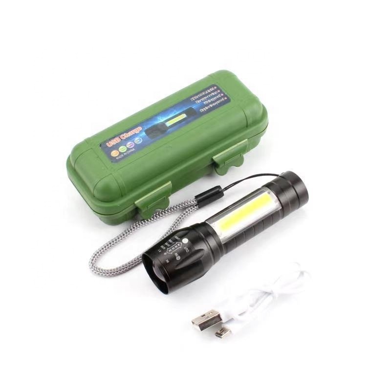 Wholesale High Power Camp Waterproof Mini Flash Light Set Powerful USB Rechargeable Tactical Torches Flashlights Led Flashlight