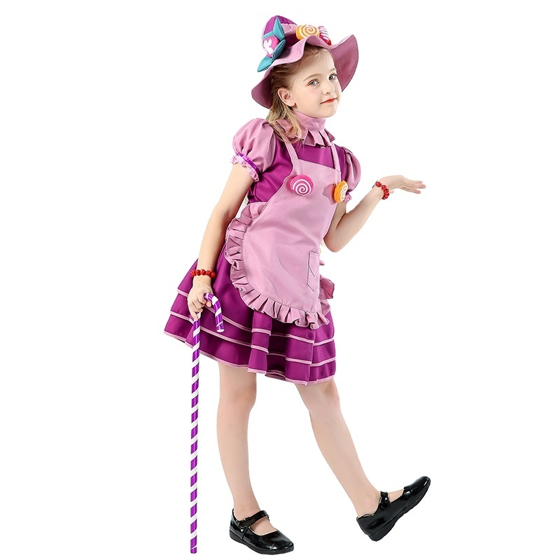 Halloween girl candy girl carnival party girl witch dress costumes