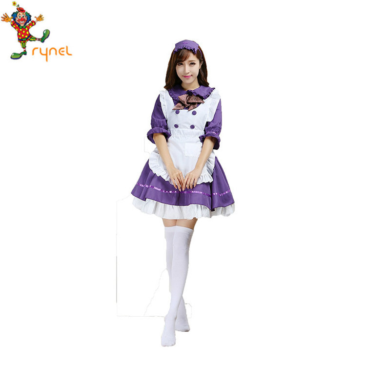 Sexy Japanese girl maid cosplay costume Housemaid Waitress Costumes