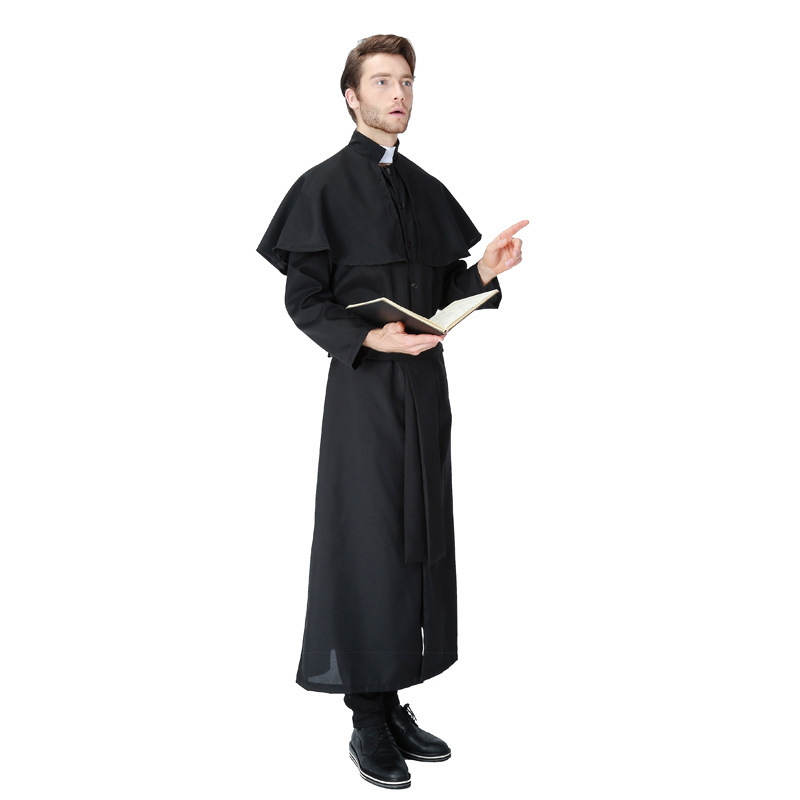 Halloween costumes disguised  Jesus Christ male missionary priest dress maria priest nun  role play