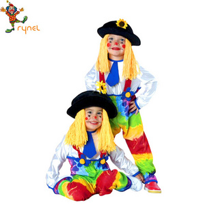 PGCC3936 Kids Dance Costumes Funny Clown Costumes Carnival Cosplay Costumes