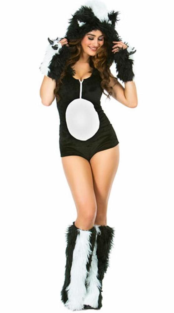 Halloween adult animal  panda  catwoman  stage game costume