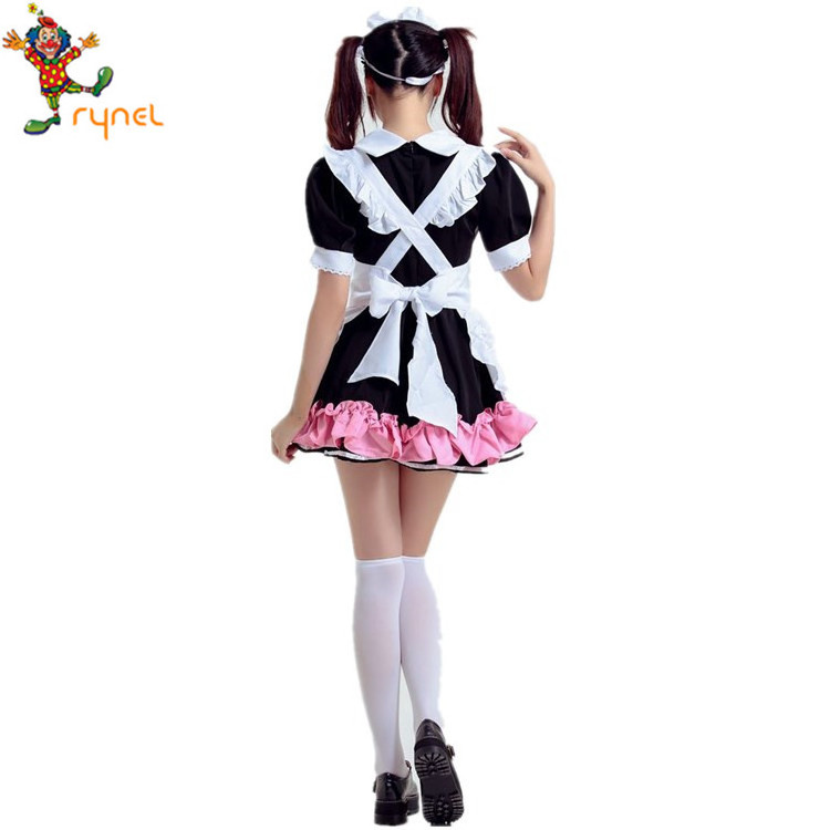 Sexy Fancy Halloween Maid Dress Women Housemaid Waitress Costumes