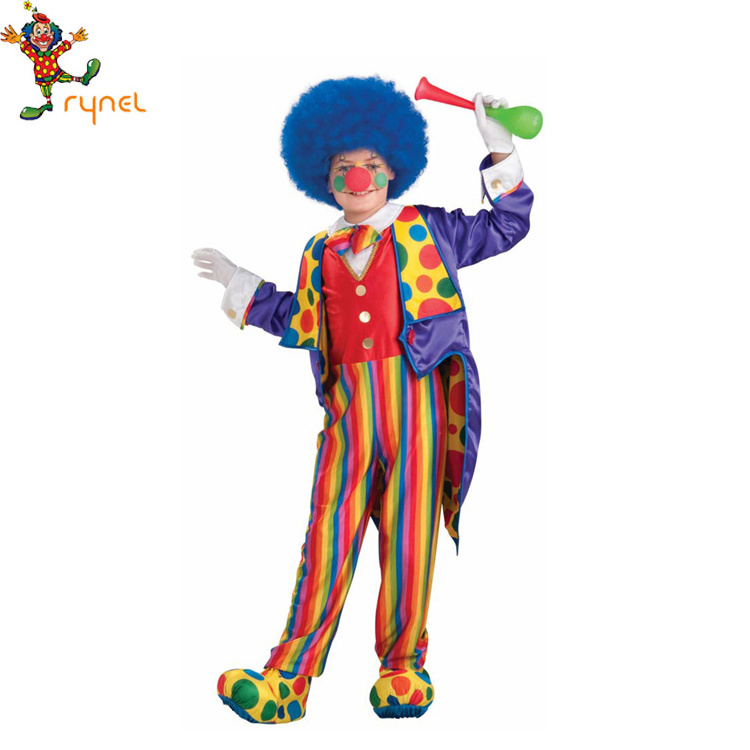 PGCC3936 Kids Dance Costumes Funny Clown Costumes Carnival Cosplay Costumes