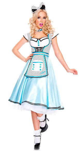 Halloween costume Oktoberfest maid costume Alice Wonderland maid Stage Magician clown Princess dress Party dance costume