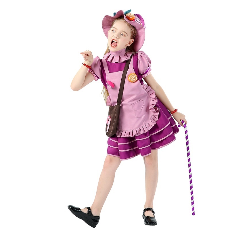 Halloween girl candy girl carnival party girl witch dress costumes