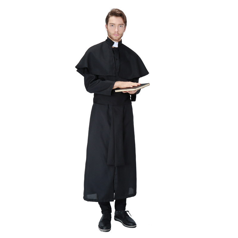 Halloween costumes disguised  Jesus Christ male missionary priest dress maria priest nun  role play