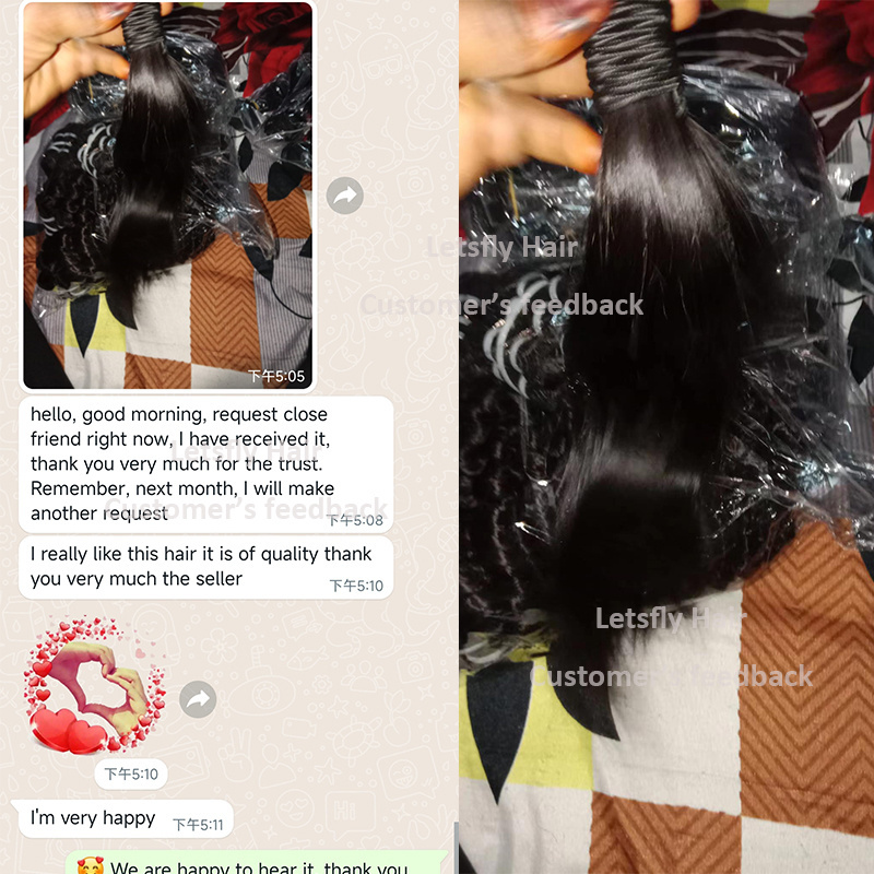 Letsfly 28 30 32 34 36 38 40 Inch Silky Straight Hair Bundles Peruvian Hair Bundles Virgin Human Hair Weave Cheap Wholesale