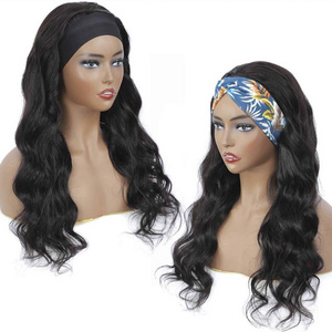 Letsfly Good Quality Headband Wigs Brazilian Human Virgin Cuticle Aligned Hair Wholesale Natural Hairwig Free Shipping