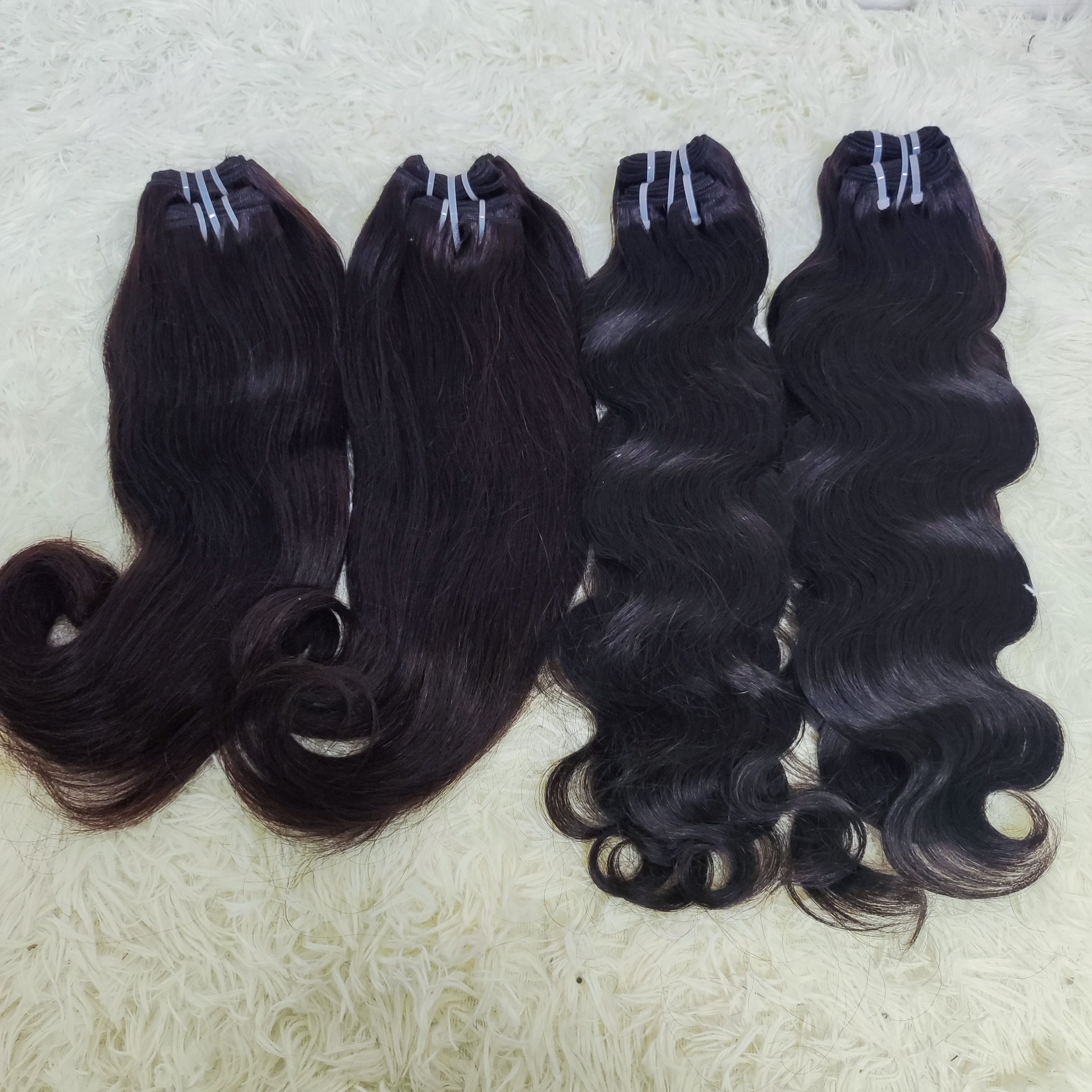 Letsfly 9A Water Wave Peruvian Hair Bundles Weft Raw Virgin Hair Mix Brown Color 20PCS/lot Free Shipping Original Hair