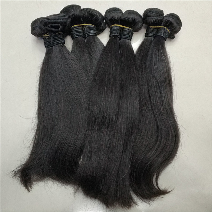 Letsfly 28 30 32 34 36 38 40 Inch Silky Straight Hair Bundles Peruvian Hair Bundles Virgin Human Hair Weave Cheap Wholesale