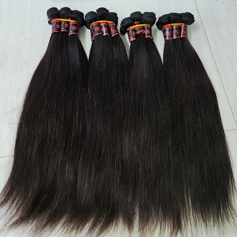 Letsfly Silky Straight Hair Bundles 18inch Hot Selling Free Shipping Full Hair Natural Soft Virgin Hair Bundles For Black Woman