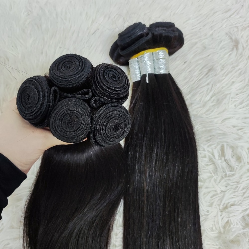 Letsfly Fast Shipping Long Inches Wholesale Cheap 7A Straight Hair Bundles Brazilian Remy Human Hair Extensions For Black Woman