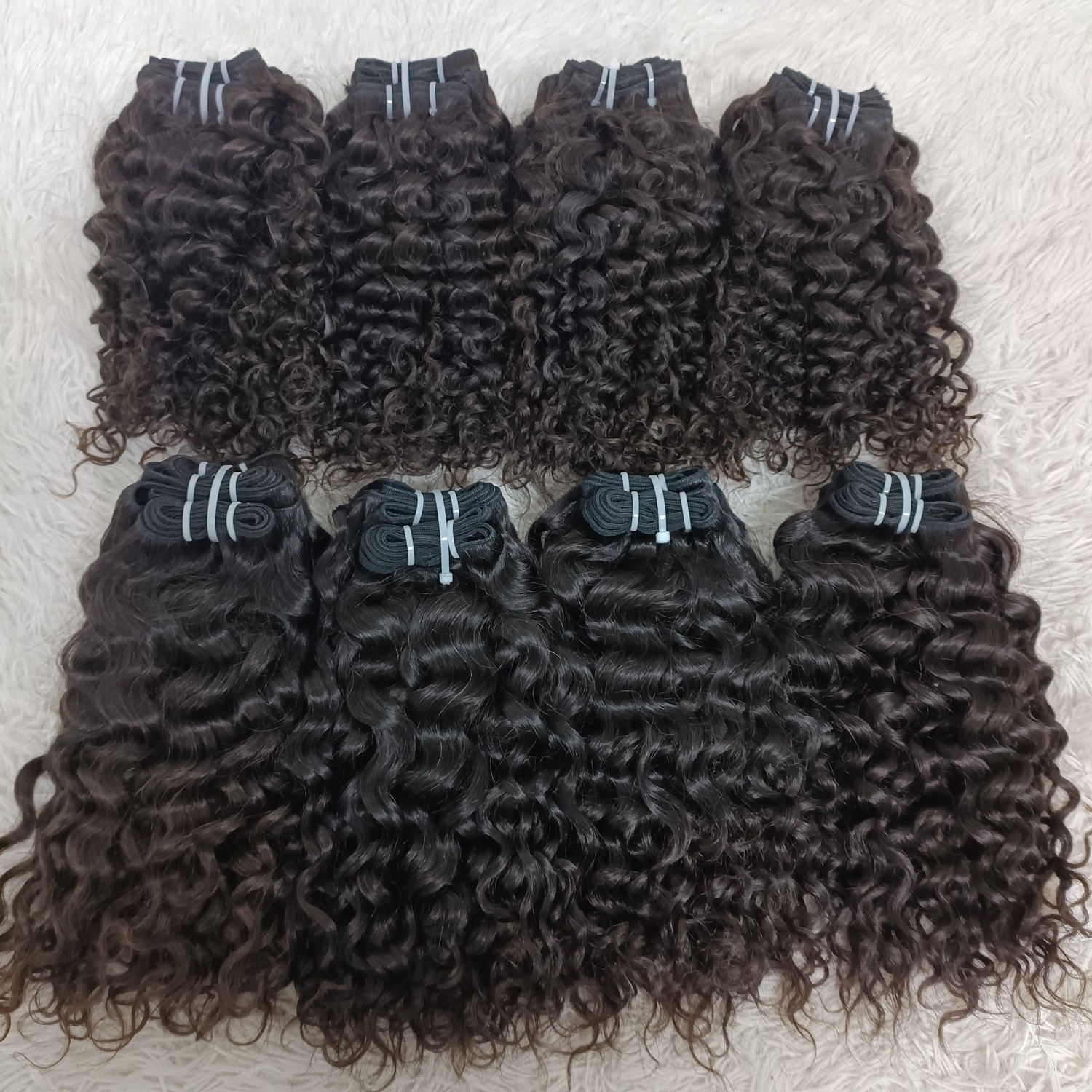 Letsfly Hot Selling Water Wave Hair Extensions 9A Grade Human Virgin Hair Natural Color Curly Hair Weave