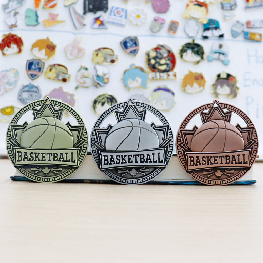 LY 3D metal medallion Basketball sport Medals