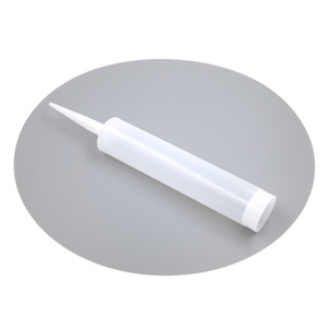 310ml Empty Epoxy Resin Silicone Sealant HDPE Cartridge Empty Lucency Plastic Caulk Tube