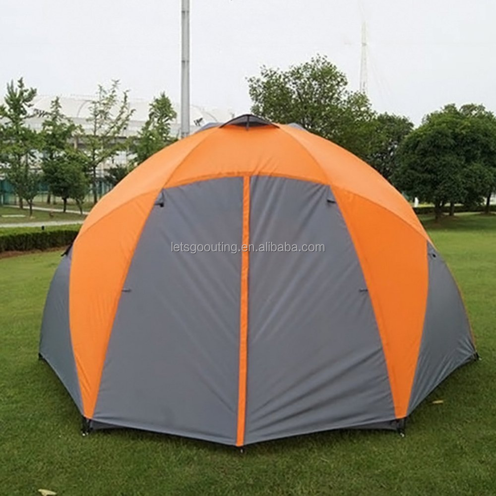 10 Persons Large Tent Lightweight Waterproof 3 Season Outdoor Windbreak Pergola Tower Post Camping Mosquito Net(HT6029-14)